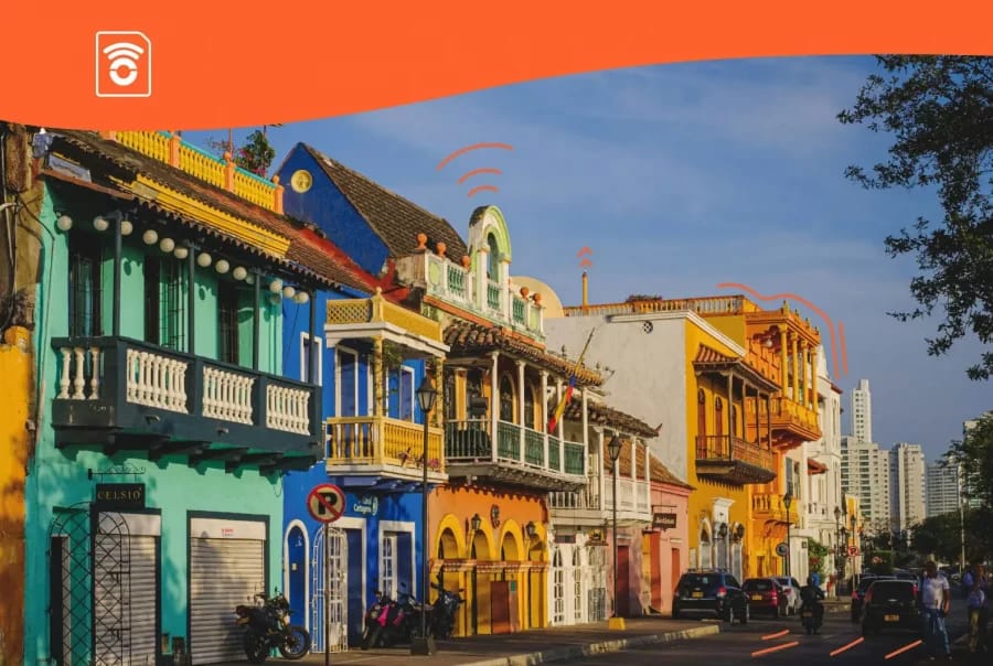 Buy a TurTrip eSIM for unlimited data in Colombia without roaming charges