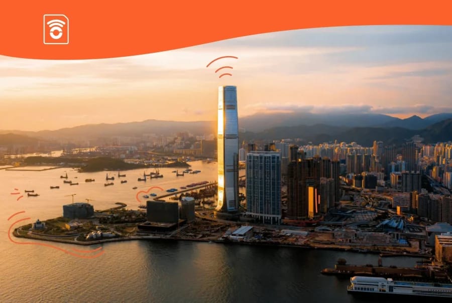 comprar eSIM TurTrip para conectarse en Hong Kong sin tarifas de roaming con datos ilimitados