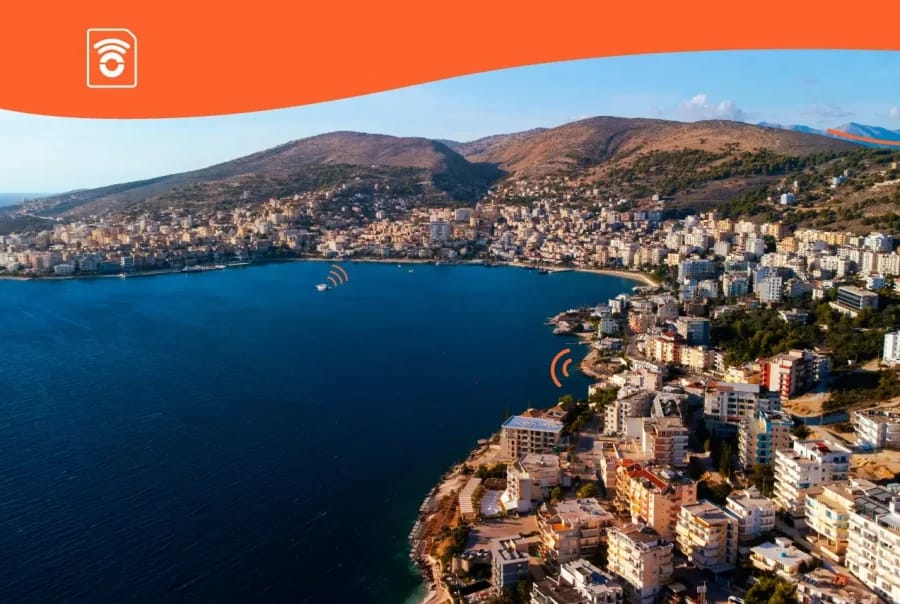 acheter eSIM TurTrip pour se connecter en Albanie sans frais de roaming avec données illimitées