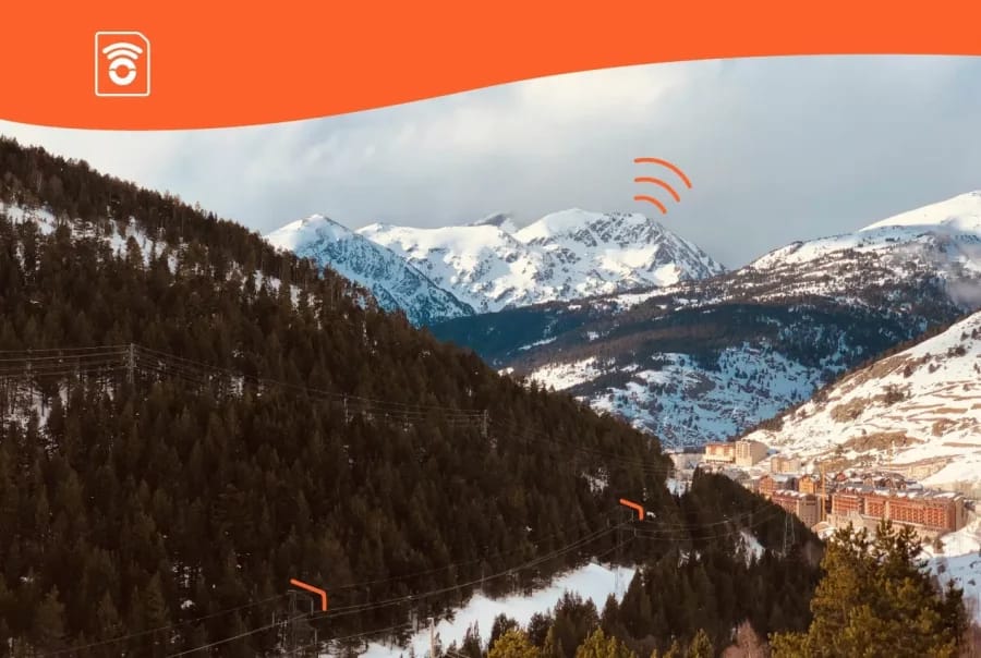 comprar eSIM TurTrip para conectarse en Andorra sin tarifas de roaming con datos ilimitados