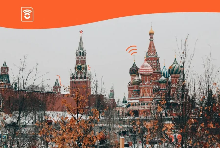 comprar eSIM TurTrip para conectarse en Rusia sin tarifas de roaming con datos ilimitados
